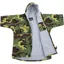 Dryrobe Kids Advance Changing Robe Short Sleeve V3 5-9 Years Camo Grey